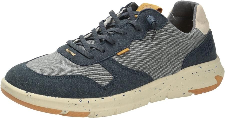 Dockers by Gerli Slip-on sneakers slippers vrijetijdsschoen lage schoen zomerschoen in jeanslook - Foto 1