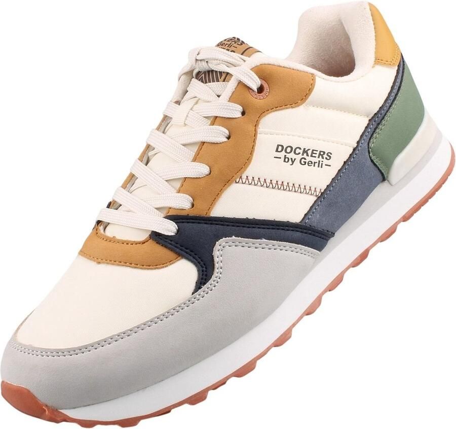 Dockers by Gerli herensneakers Offwhite multi