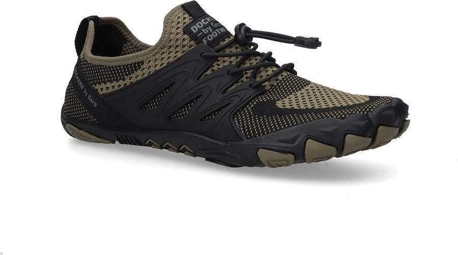 Dockers by Gerli herensneakers voor op blote voeten 56MH006-700850 schoenen khaki