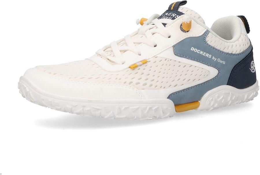 Dockers by Gerli herensneakers voor op blote voeten 58TH004-706510 schoenen wit
