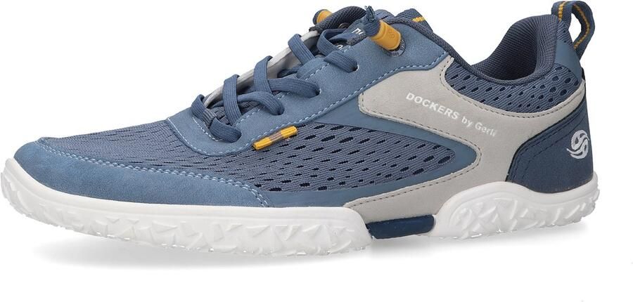 Dockers by Gerli herensneakers voor op blote voeten 58TH004-706600 schoenen blauw