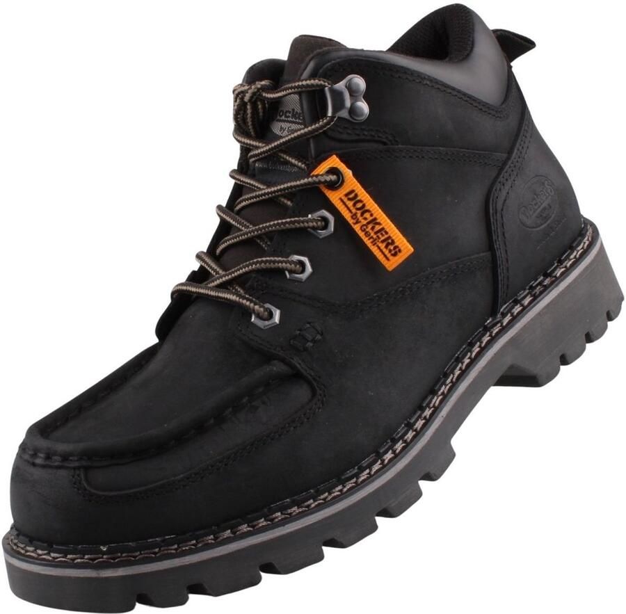 Dockers by Gerli leren herenlaarzen zwart