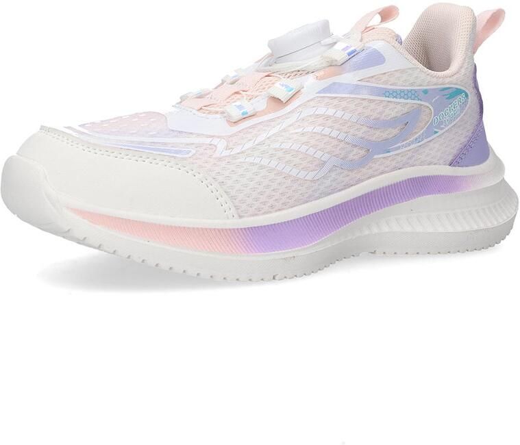 Dockers by Gerli meisjessneaker Snelvetersluiting 56DA601-700505 white multi