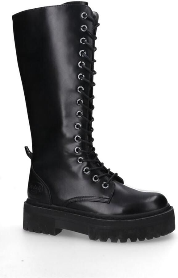 Dockers by Gerli Overknee laarzen ' Langschaftstiefel Schwarz' zwart