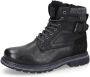 Dockers by Gerli Heren Boots 51GL102-140-100 zwart Leren Stiefel - Thumbnail 1