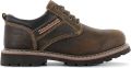 Dockers by Gerli Veterschoenen met logo-opdruk vrijetijdsschoen halfschoen veterschoen - Donkerbruin