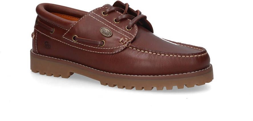Dockers by Gerli Heren Veterschoen Sneaker Business elegant 54CT001 bruin