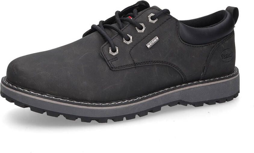 Dockers by Gerli Heren Veterschoen Sneaker Zakelijk Elegant 57IT001 Zwart