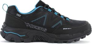 Dockers by Gerli Heren Wandelschoenen Trekking Outdoor Schoenen Zwart-Blauw 47BZ009