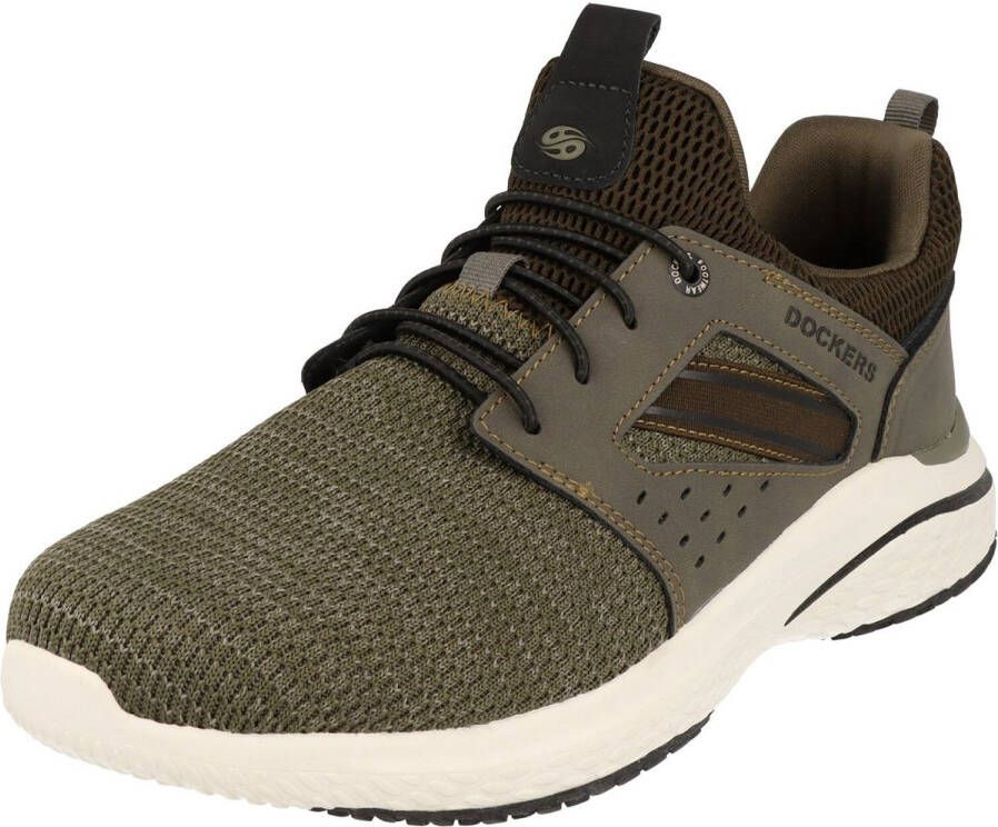 Dockers by Gerli Sneaker Low Sneakers kaki Textiel Heren Basics Rock wear Street wear