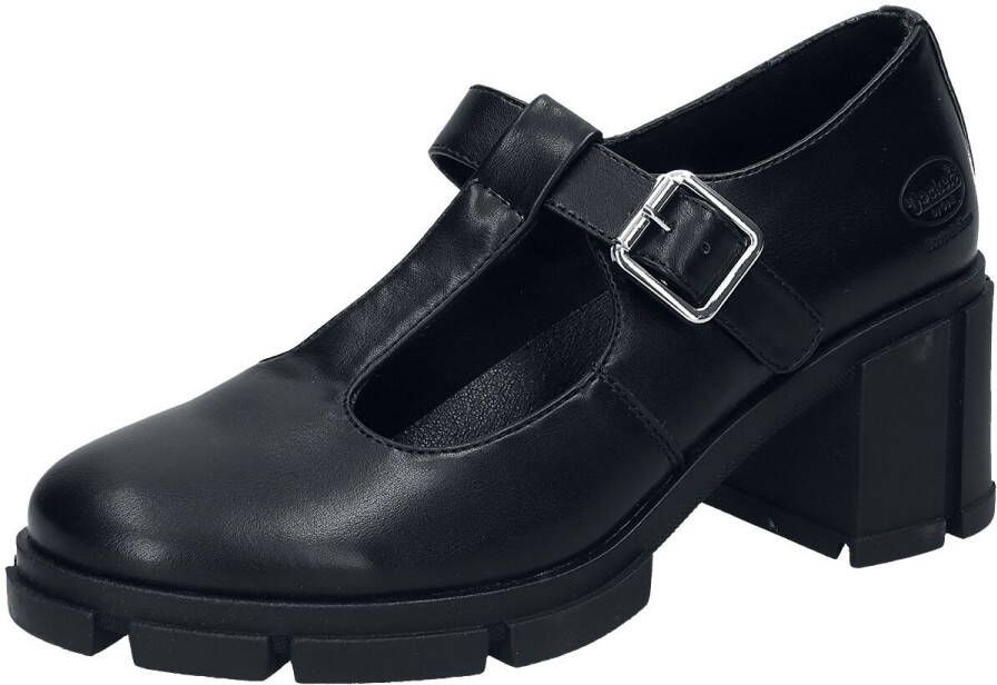 Dockers by Gerli Hoge Hakken zwart Polyurethaan Basics Casual wear Street wear