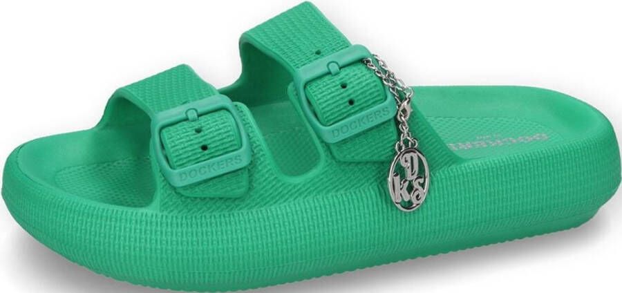 Dockers by Gerli Sandale Sandaal groen Kunststof Dames Basics
