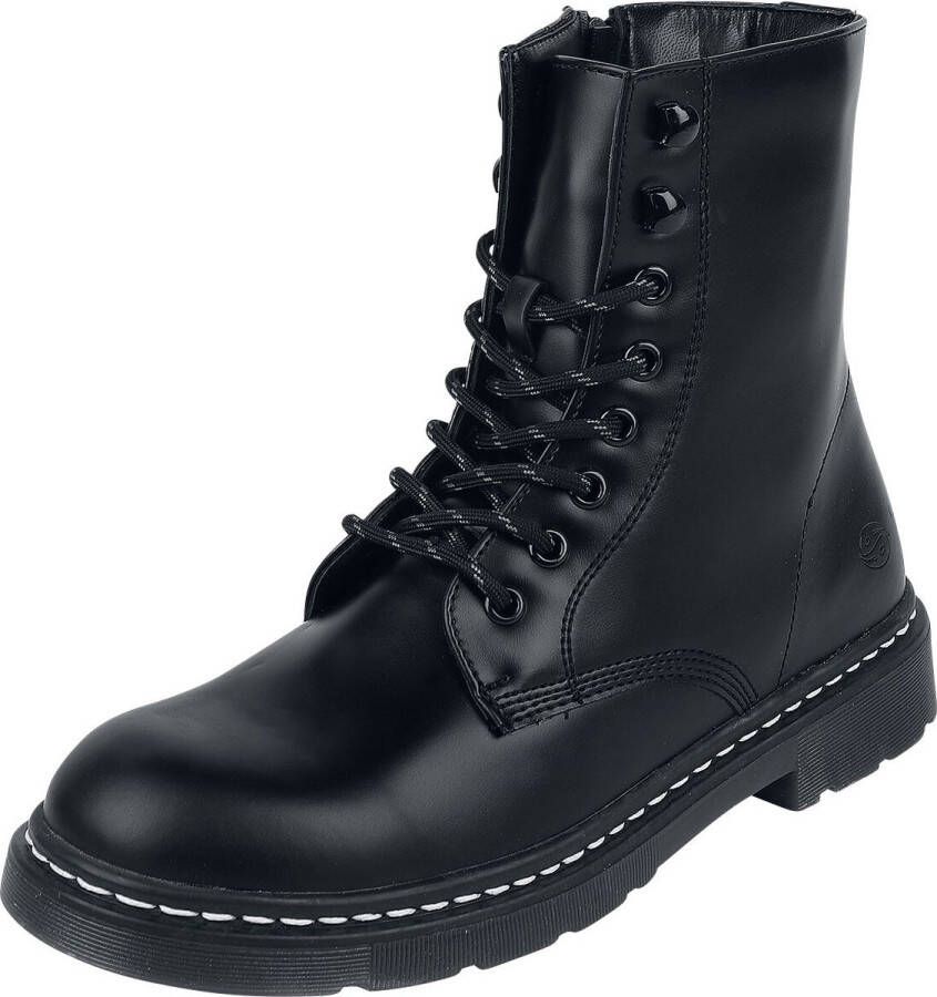 Dockers by Gerli Schnürboots Laars zwart Dames