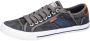Dockers by Gerli Sneaker Low Sneakers grijs-blauw Katoen Heren Basics Rock wear Street wear - Thumbnail 1