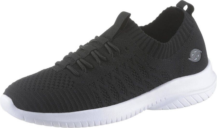 Dockers by Gerli Sneaker Low Sneakers zwart Textiel Dames Basics Casual wear Street wear