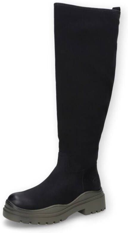 Dockers by Gerli Stiefel Laarzen zwart Leer Dames Rock wear Street wear