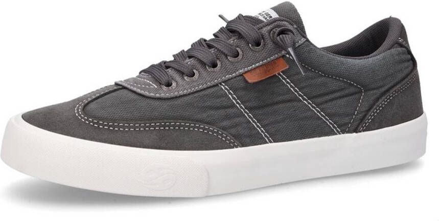 Dockers by Gerli Washed Canvas Trainers Donkergrijs Sneakers donkergrijs Heren