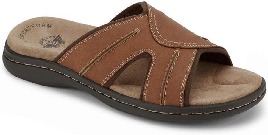Dockers Sunland Heren Slippers Bruin (Rust)