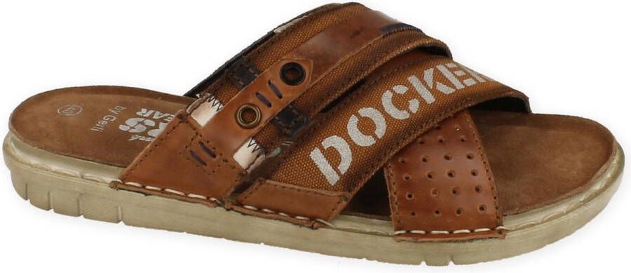 Dockers by Gerli Slippers zomerschoen slippers met kruisbandage