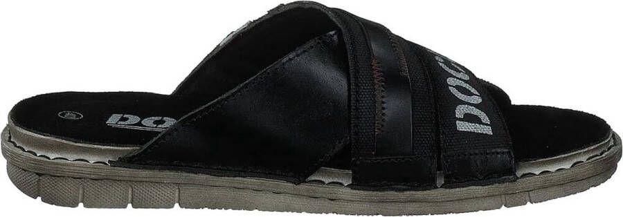 Dockers by Gerli Sandale Sandaal zwart Leer Heren Basics Rock wear Street wear