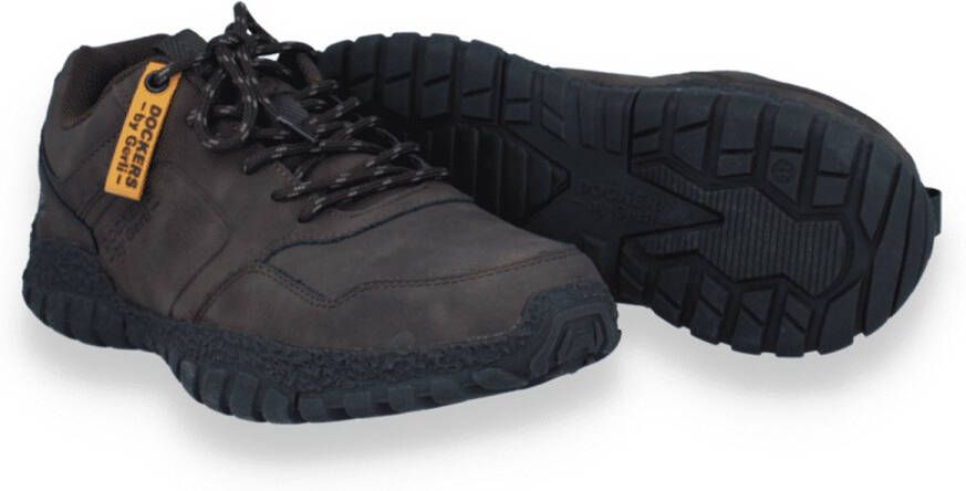 Dockers by Gerli herensneakers 55IE001-630380 Veterschoenen Schoenen donkerbruin
