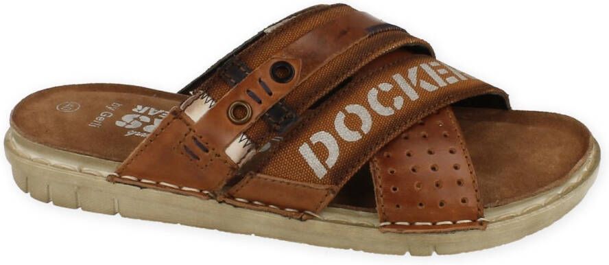 Dockers by Gerli Slippers zomerschoen slippers met kruisbandage