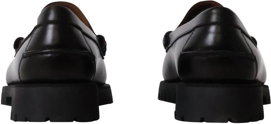 Sebago Zwarte leren platte schoenen voor het winterseizoen Black Dames - Foto 2