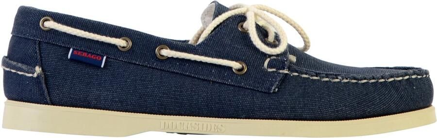 Docksides Sebago Mocassin Basse en cuir Sebago Portland 10OZ Washed Canvas