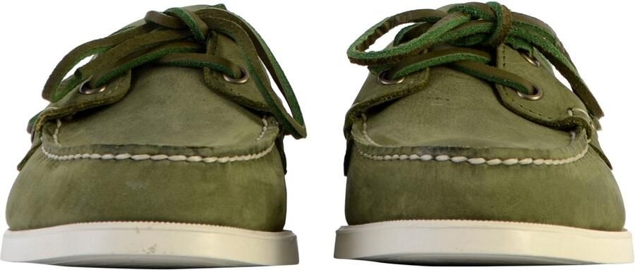 Docksides Sebago Portland Gek Leer Lage Loafer