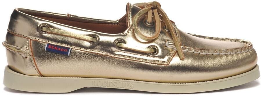 Docksides Sebago Portland leren boten