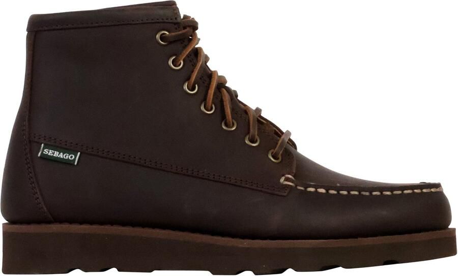 Docksides Sebago Tala Mid Crazy Horse leren halfhoge derbyschoenen
