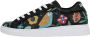 DOGO Ace Dames Sneakers Flowers & Birds BLACK - Thumbnail 2