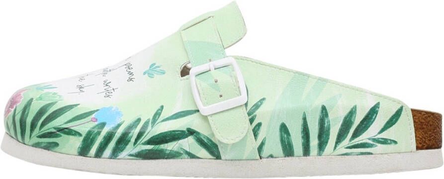 DOGO Comfie Dames Clogs-Slippers- Trees are Poems
