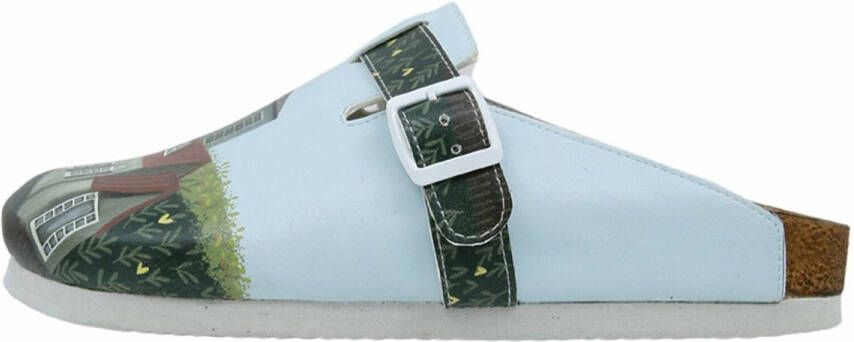 DOGO Comfie Dames Clogs-Slippers- Going on an Adventure