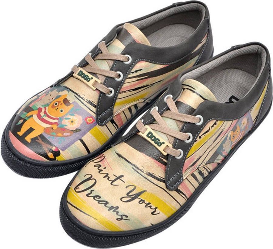 DOGO Cord Dames Sneakers Paint Your Dreams