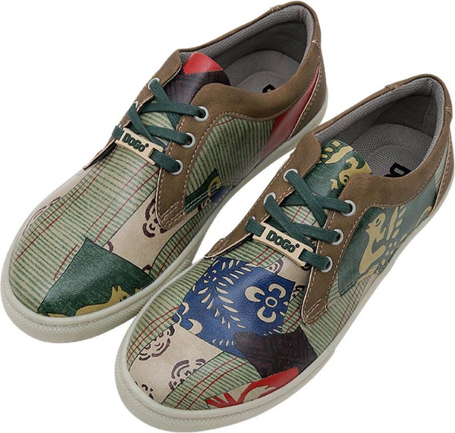 DOGO Cord Dames Sneakers Patchwork