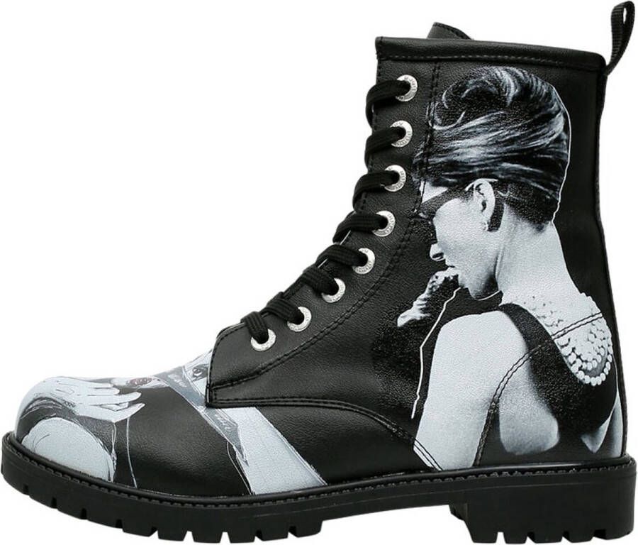 DOGO Dames Laarzen Go Back to Being Yourself BLACK