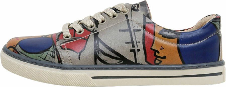 DOGO Dames Sneakers- Cubic Faces