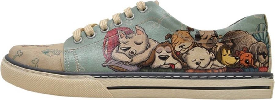DOGO Dames Sneakers- Sleeping Dogs