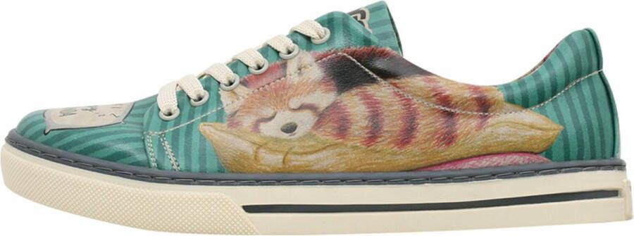 DOGO Dames Sneakers- You are a Sleepy Red Panda