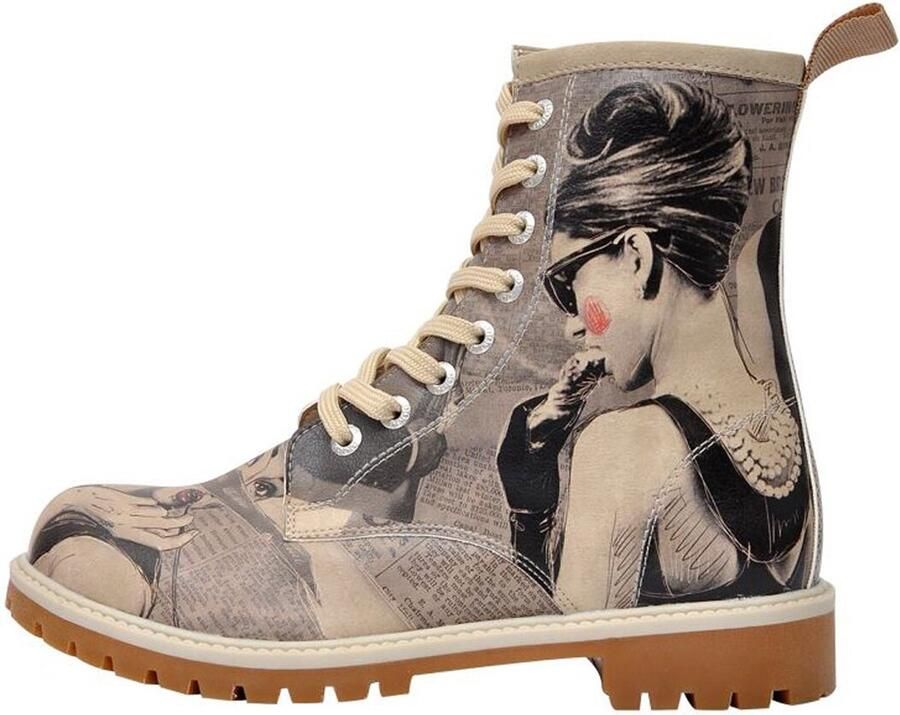 DOGO hoge veterschoenen Go Back To Being Yourself