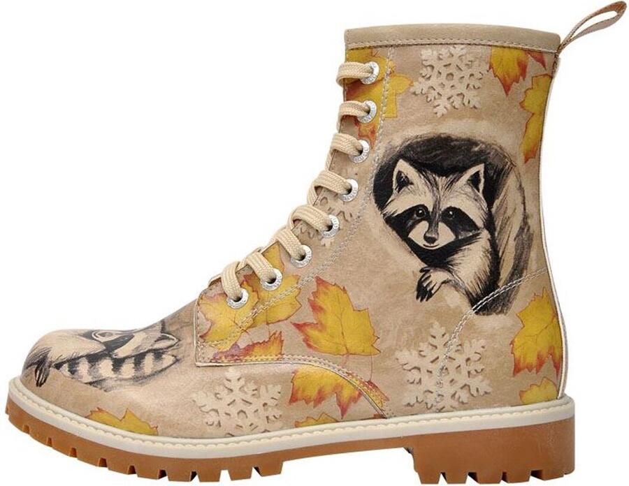 DOGO Dames Laarzen Raccoon