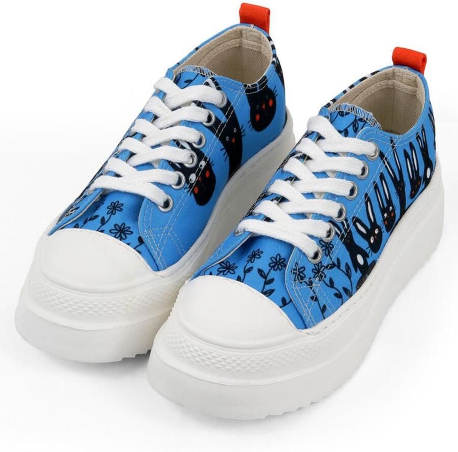 DOGO Dames Freya Sneakers Line of Rabbits