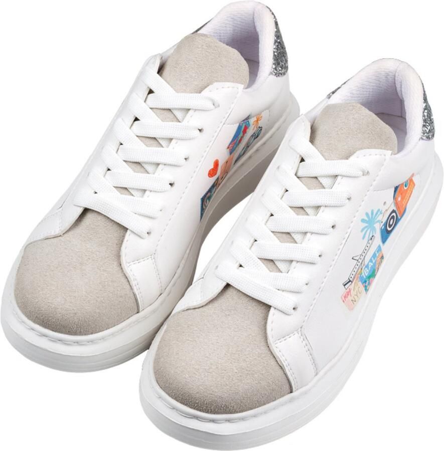 DOGO Verona Dames Sneakers Travel Collage