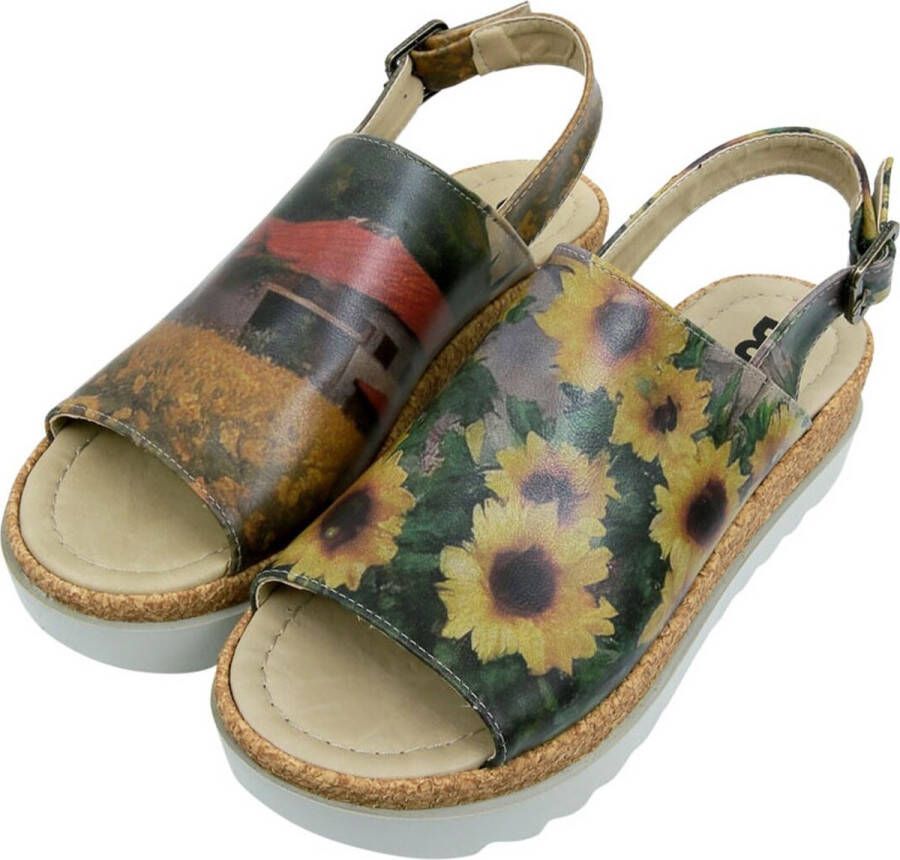 DOGO Gigi Dames Sandalen- Sunflowers