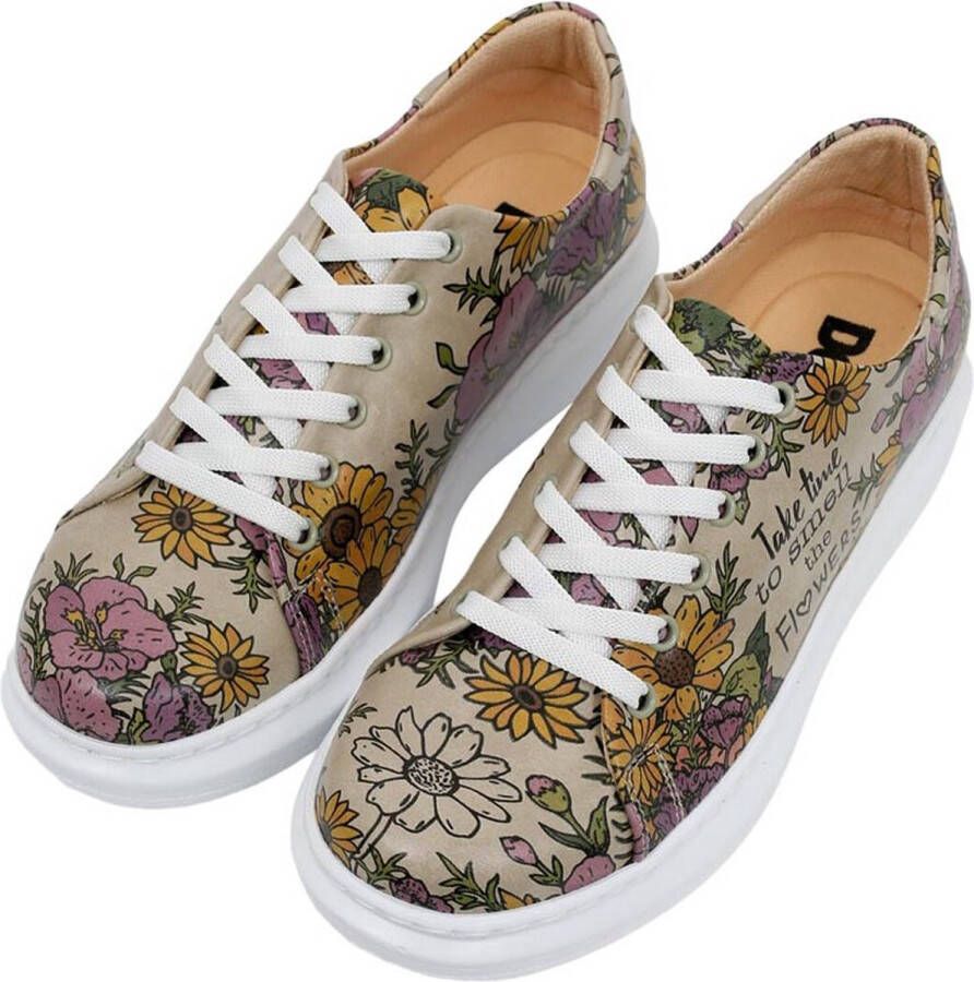 DOGO Myra Dames Sneakers- Smell the flowers