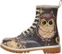 DOGO Hoge veterschoenen Owls Family - Thumbnail 1
