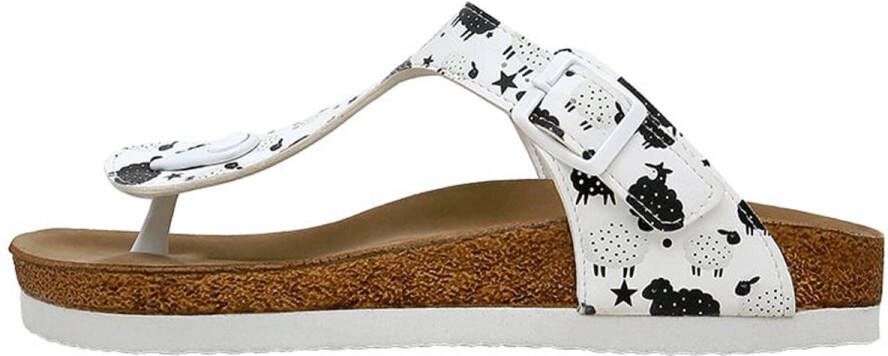 DOGO Paars Dames Sandalen- Count Sheeps