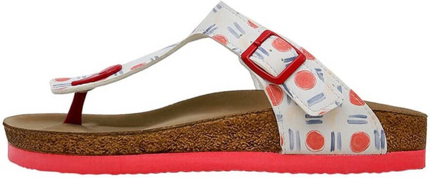 DOGO Paars Dames Sandalen- Red Fish Blue Fish