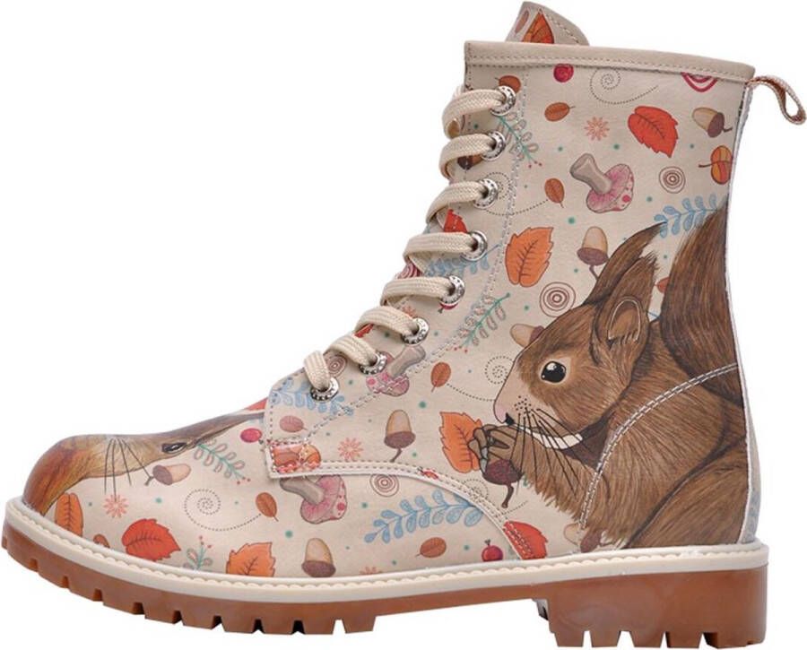 DOGO Hoge veterschoenen van imitatieleer